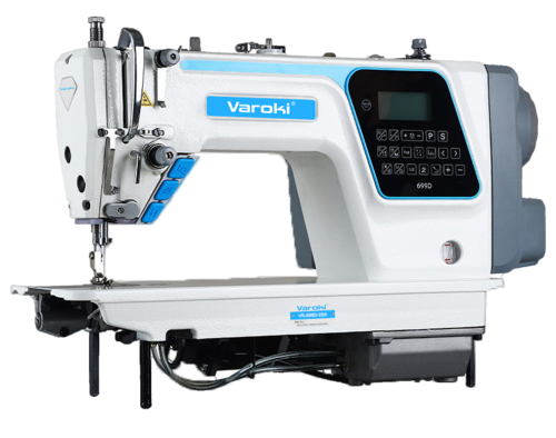 VK-699D-2S - Double Stepping Motor Computerized Lockstitch Sewing Machine with Oil Shield